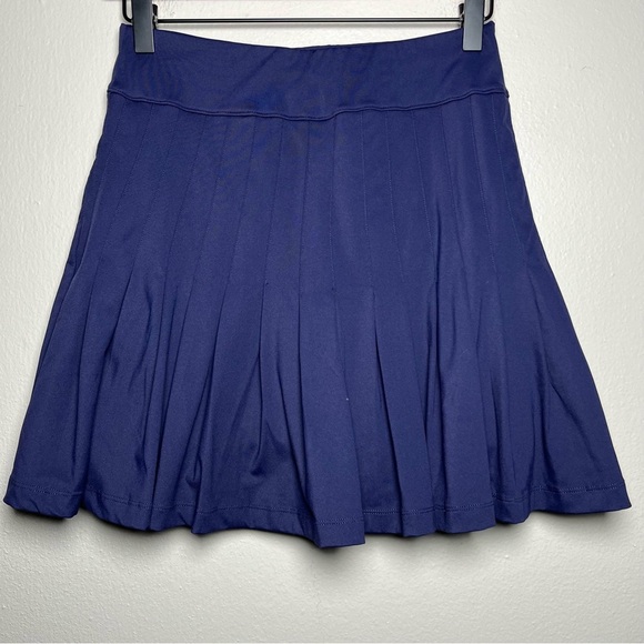Smith and Quinn Women Skirt XS Navy Blue Pleated Gwen Skort Preppy Tennis Shorts - Picture 1 of 9